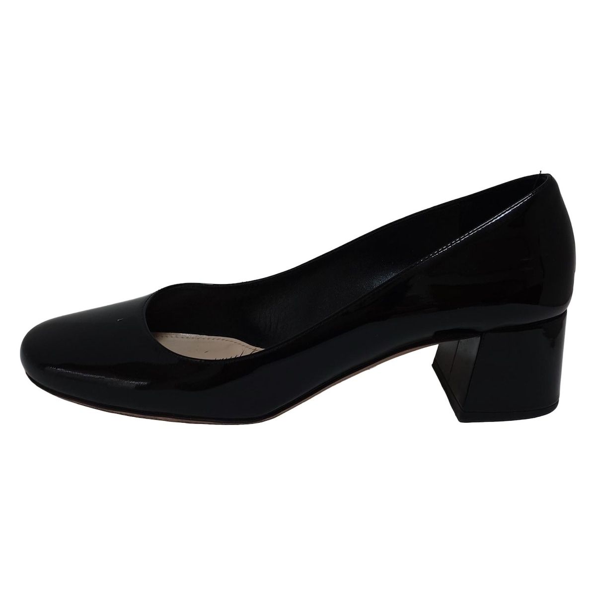 PRADA ヒールパンプス PRADA(プラダ) パンプス 38 1/2 レディース - 黒 レザー - メルカリ