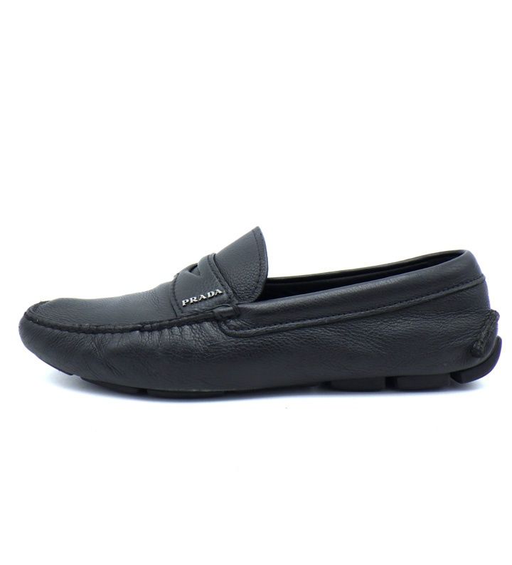 プラダ PRADA 2DD001 ドライビング シューズ レザー ローカット ローファー h5832