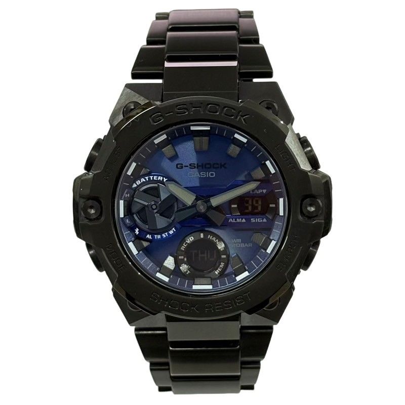 CASIO カシオ G-STEEL GST-B400BD-1A2JF 腕時計メンズ ソーラー ブルー文字盤 動作品 22510K665