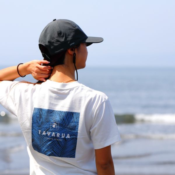 TAVARUA タバルア サーフキャップ ストレッチ UV マリンCAP TM2018 ひも付き SUP サーフィン マリンスポーツ UVカット 紫外線防止