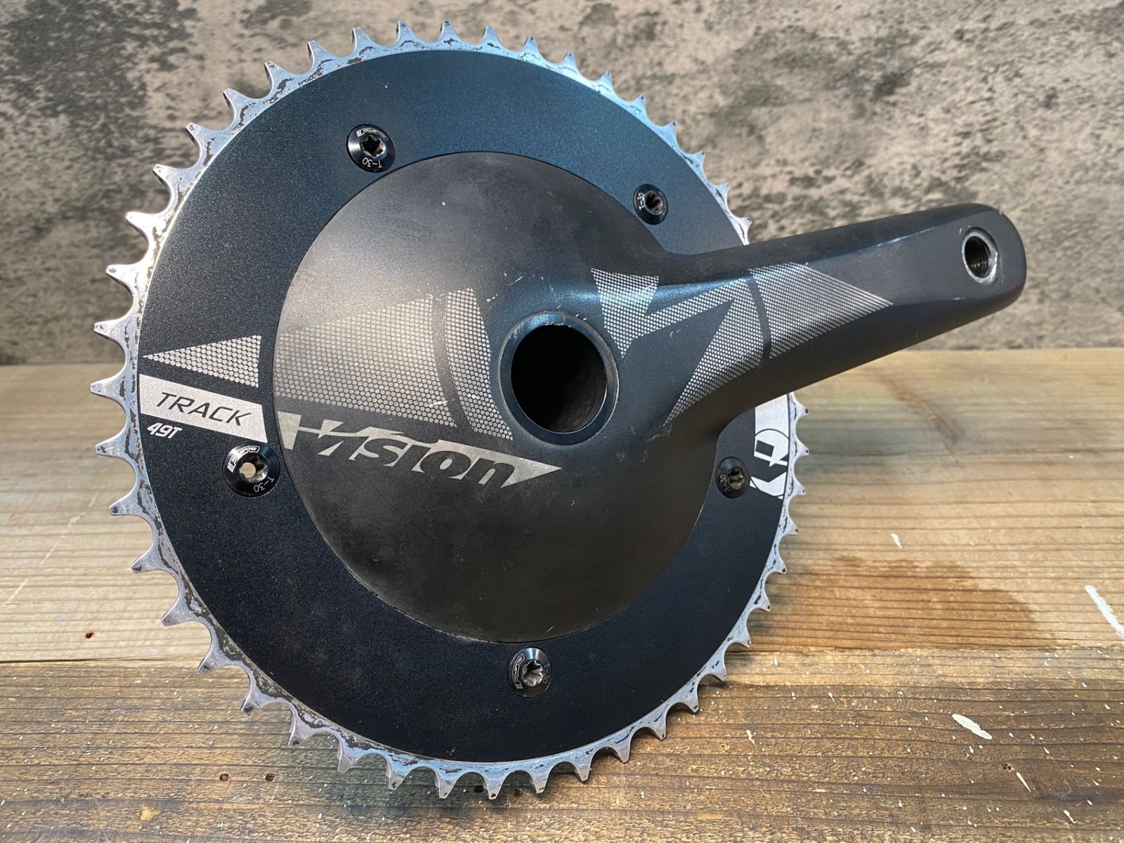 144PCD 車・バイク・自転車 vision track クランク 49t