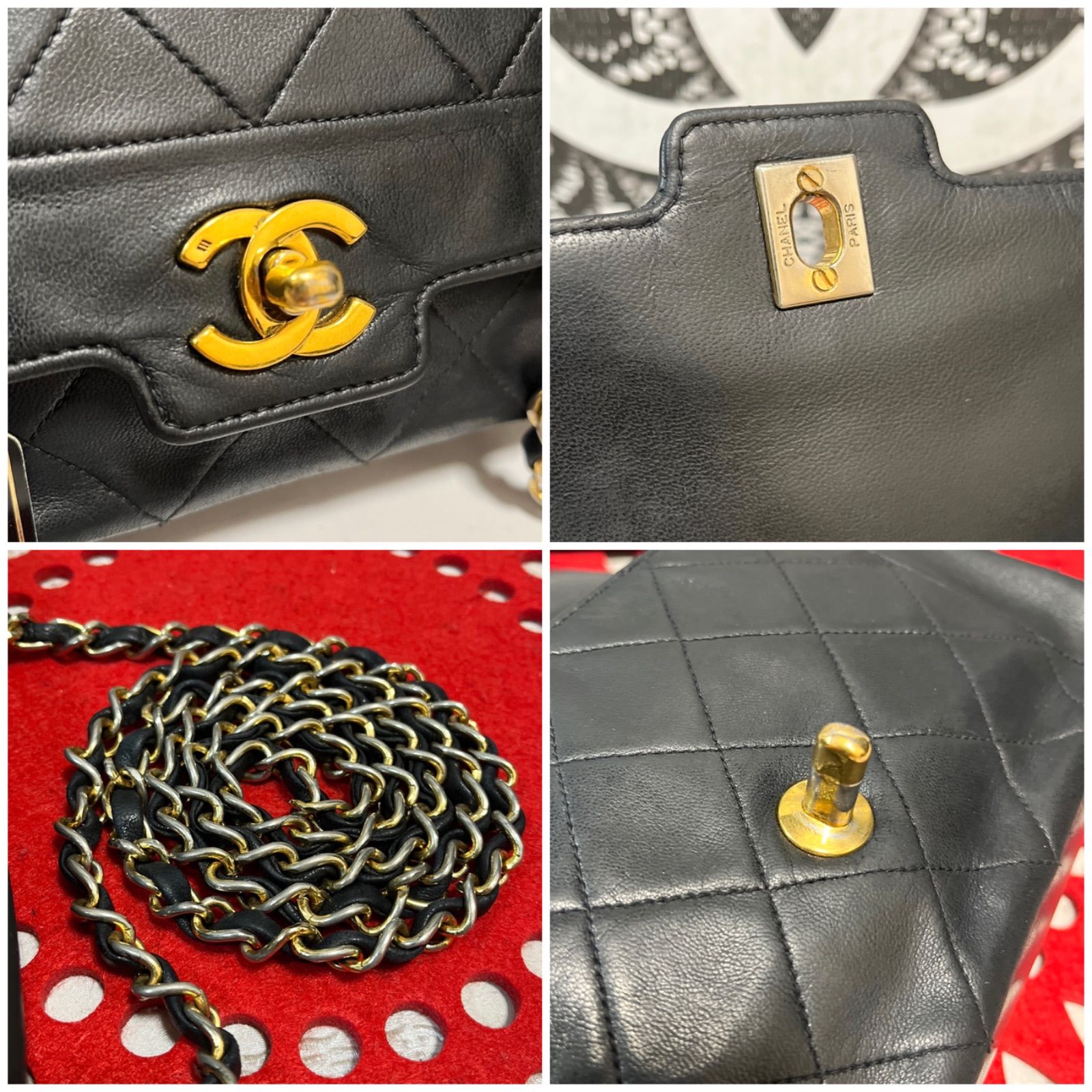 極上美品 シャネル CHANEL デザイン フラップ シングルフラップ 063 極上美品 シャネル CHANEL デザイン フラップ シングルフラップ