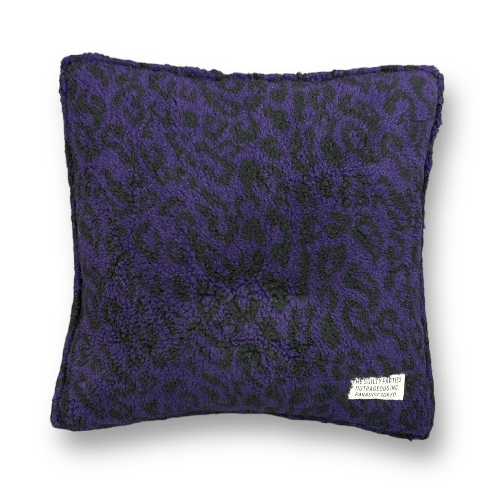 定価14300円 WACKO MARIA LEOPARD BOA CUSHION レオパードボアクッション 枕 座布団 ワコマリア 21FW-WMA-GG01 65822A4