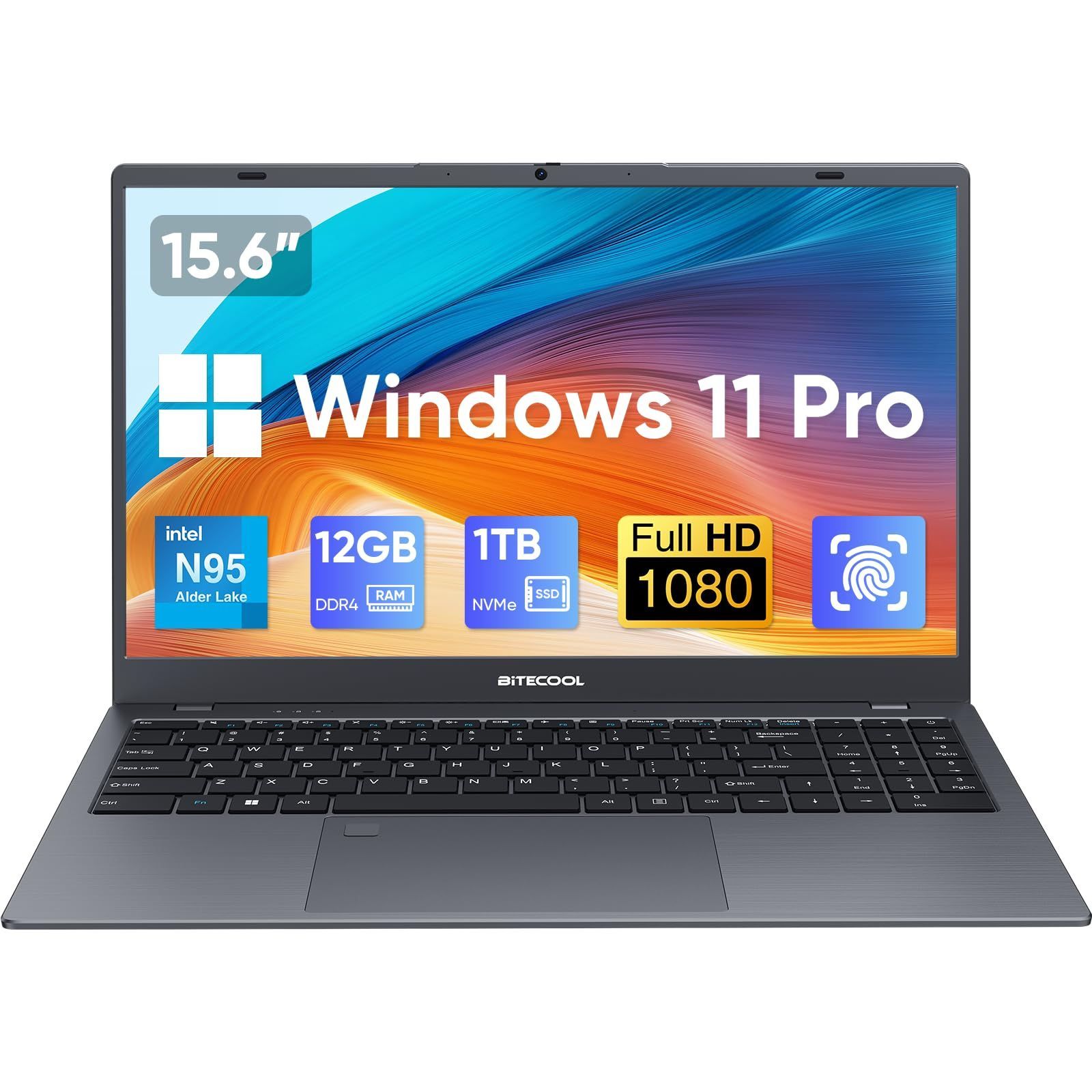 【特価セール】+ DDR 12GB 1TB LPDDR5 4C4T SSD office国際版搭載 WPS 指紋ロック解除 Pro 11 Windows HDMI/FullHD/高速WIFI/BT5.2/フル機能TYPE-C 15.6インチ N95 PD/US