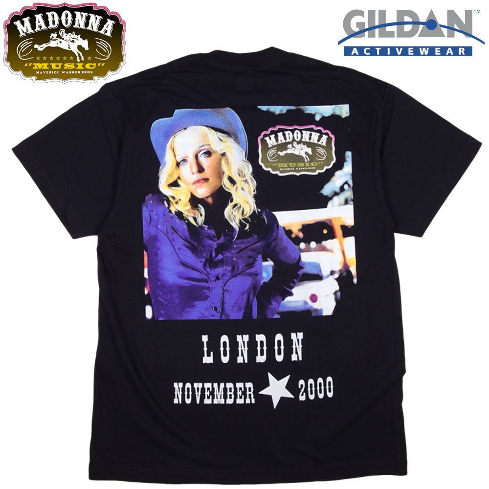 ☆激レア MADONNA Dreams come true! Tシャツ マドンナ 285 MADONNA マドンナ Tシャツ 美品 GILDAN製 ブラック Lサイズ バンド