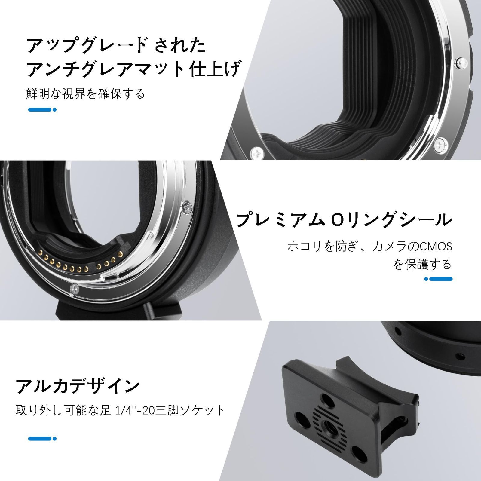 【人気商品】マウント 転換 Canon Canon EOS R100 R8 RF R50 R6II R7 - R10 R3 EF/EF-S R6 R5 R5C レンズマウントアダプター R RP Ra EF-EOSR カメラ用 オートフォーカス 自動絞り 【改