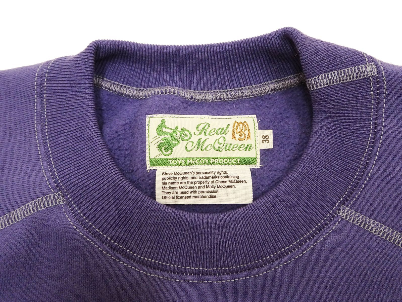 トイズマッコイ スウェットシャツ TMC2541 スティーブ・マックイーン