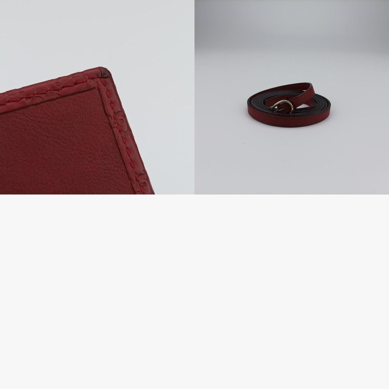 グッチGucciマイクログッチシマ レッド