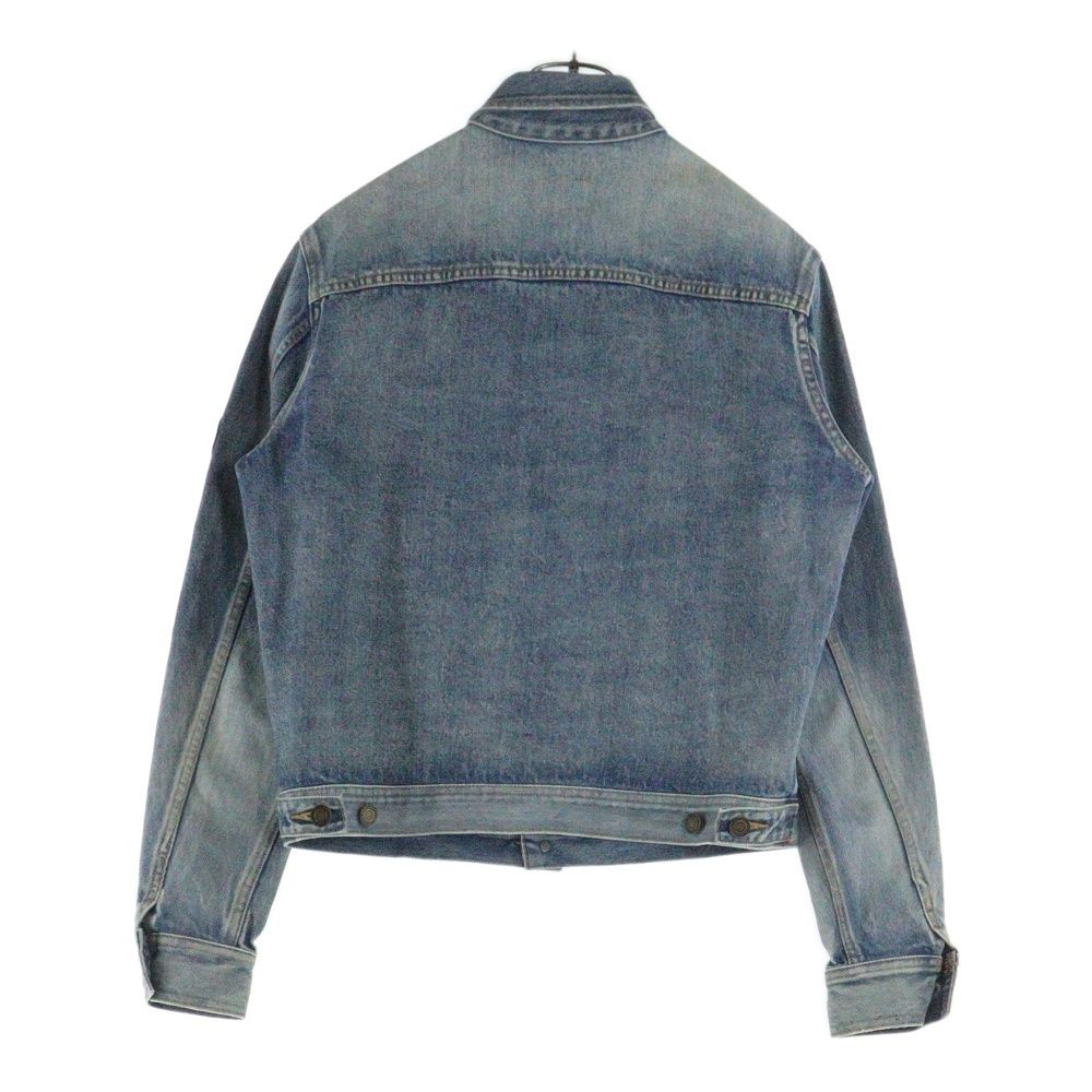 SAINT LAURENT インディゴデニムジャケット SAINT LAURENT PARIS (サンローランパリ) PATCHED DENIM JACKET