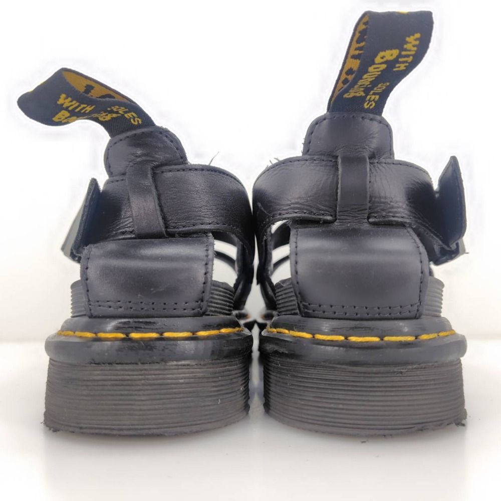ドクターマーチンブラック UK9サンダル 中古・古着通販】Dr.Martens (ドクターマーチン) GENNA サンダル