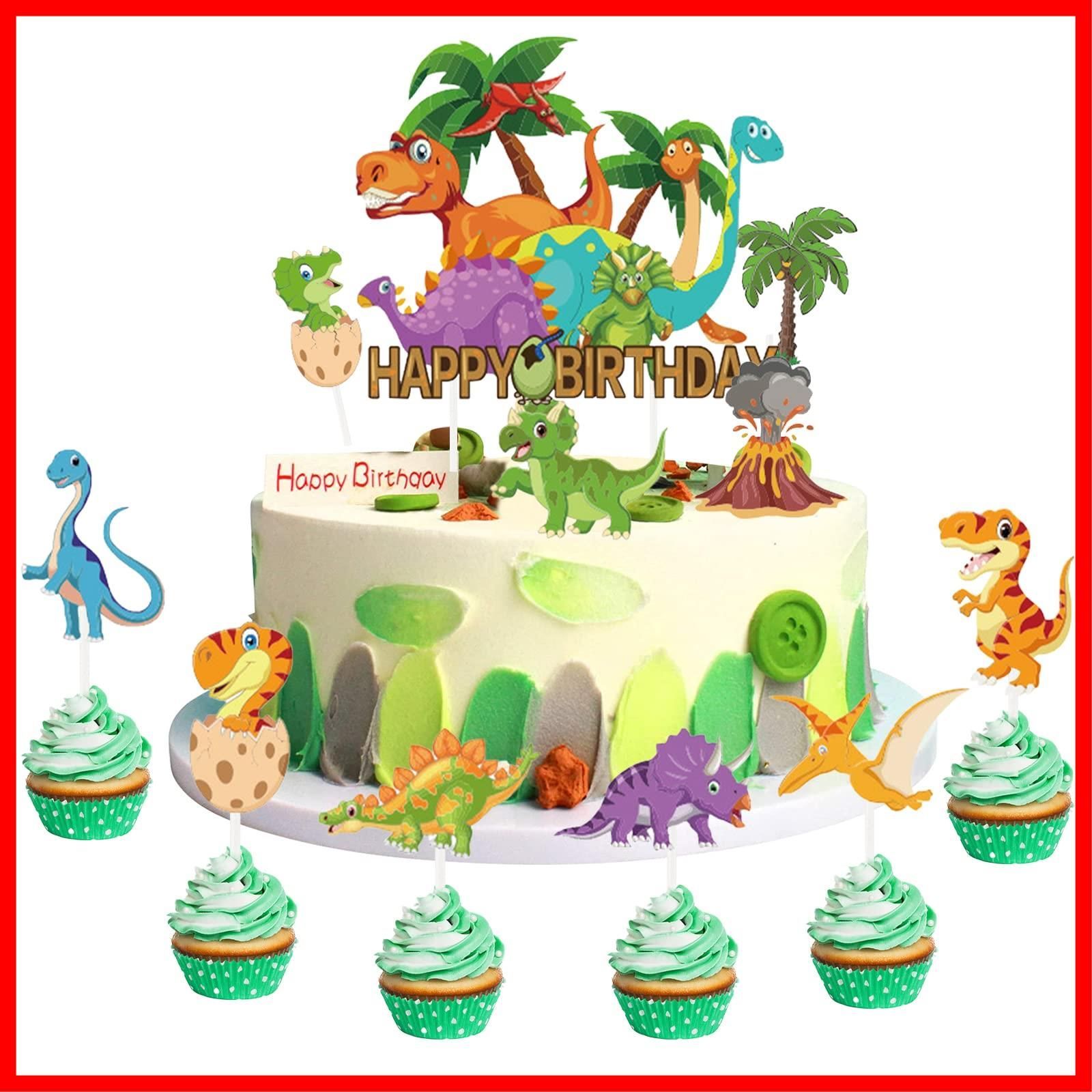 Happy 11点セット Birthday ケーキ挿入カード バースデー ケーキピック 