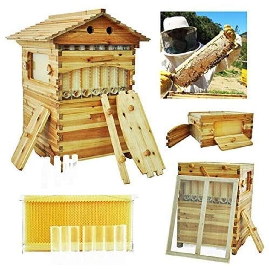 送料無料】蜜蜂巣箱 ミツバチ巣箱 養蜂箱 巣箱 蜂箱 フローハイブ養蜂
