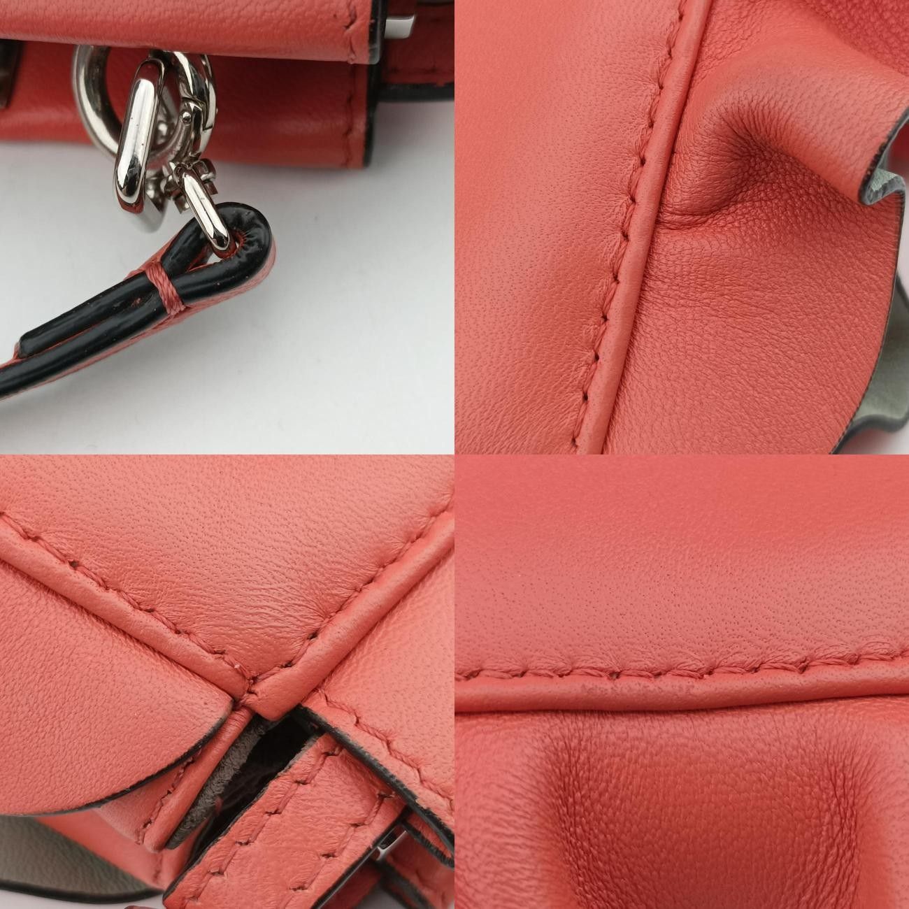 フェンディFendiマイクロピーカブーオレンジラムスキン8M03558M0355-S3Z-169-10429