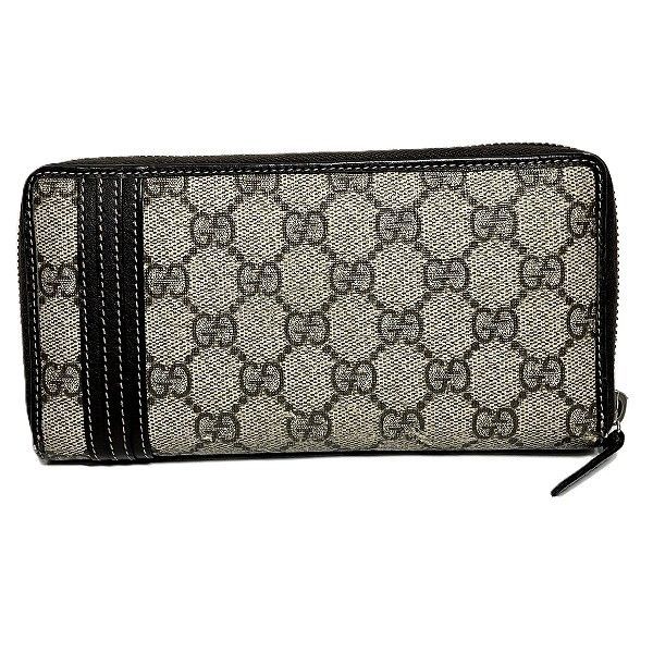 グッチ GUCCI GGスプリーム ラウンドファスナー 308009 長財布 レディース