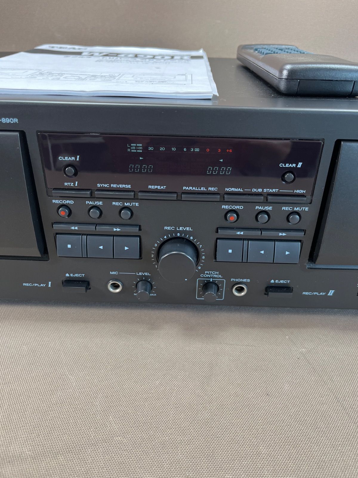 TEAC ダブルオートリバースカセットデッキ W-890R 購入 TEAC ダブル