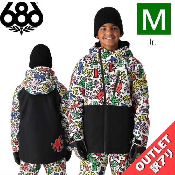 アウトレット 24-25 ジュニア Mサイズ 25 686 BOYS HYDRA INSULATED JKT KEITH HARING MULTI Mサイズ 子供用 スノボウェア ジャケット
