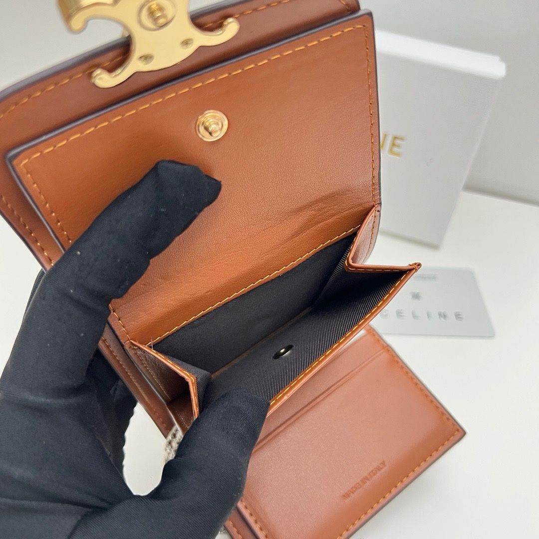 本日限定】?Celine トリオンフ チェーンウォレット 10999 ? 高級