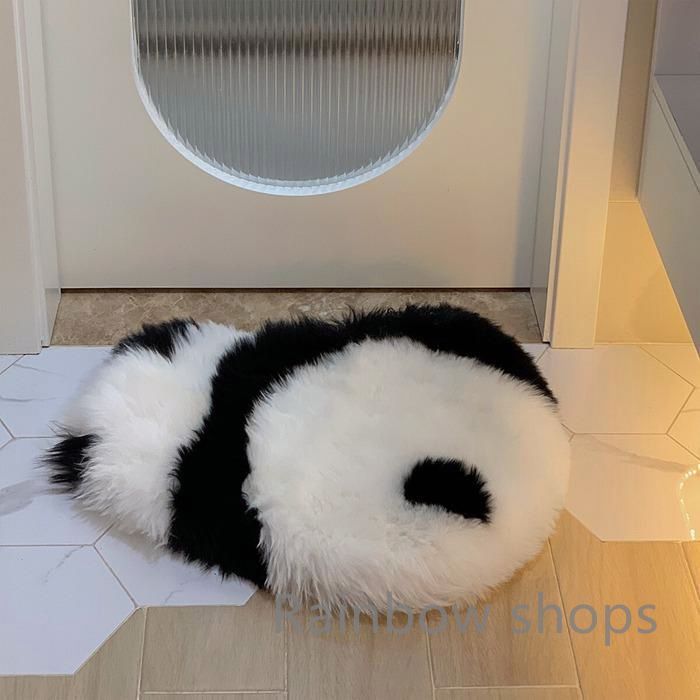玄関マット 動物 フロアマット 洗える インスタ映え アニマル ファーマット インテリア 雑貨 北欧 ラグマット 絨毯 リビングルームカーペット ソファ 韓国風 マット ファー 家庭用 虎 ライオ