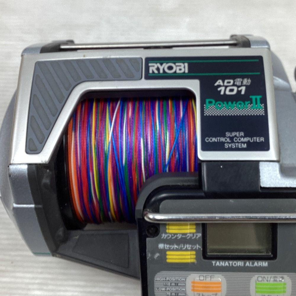 ΣΣRYOBI リョービ 電動リール AD電動101 POWERⅡ - メルカリ ΣΣRYOBI リョービ 電動リール AD電動101 POWERⅡ - メルカリ