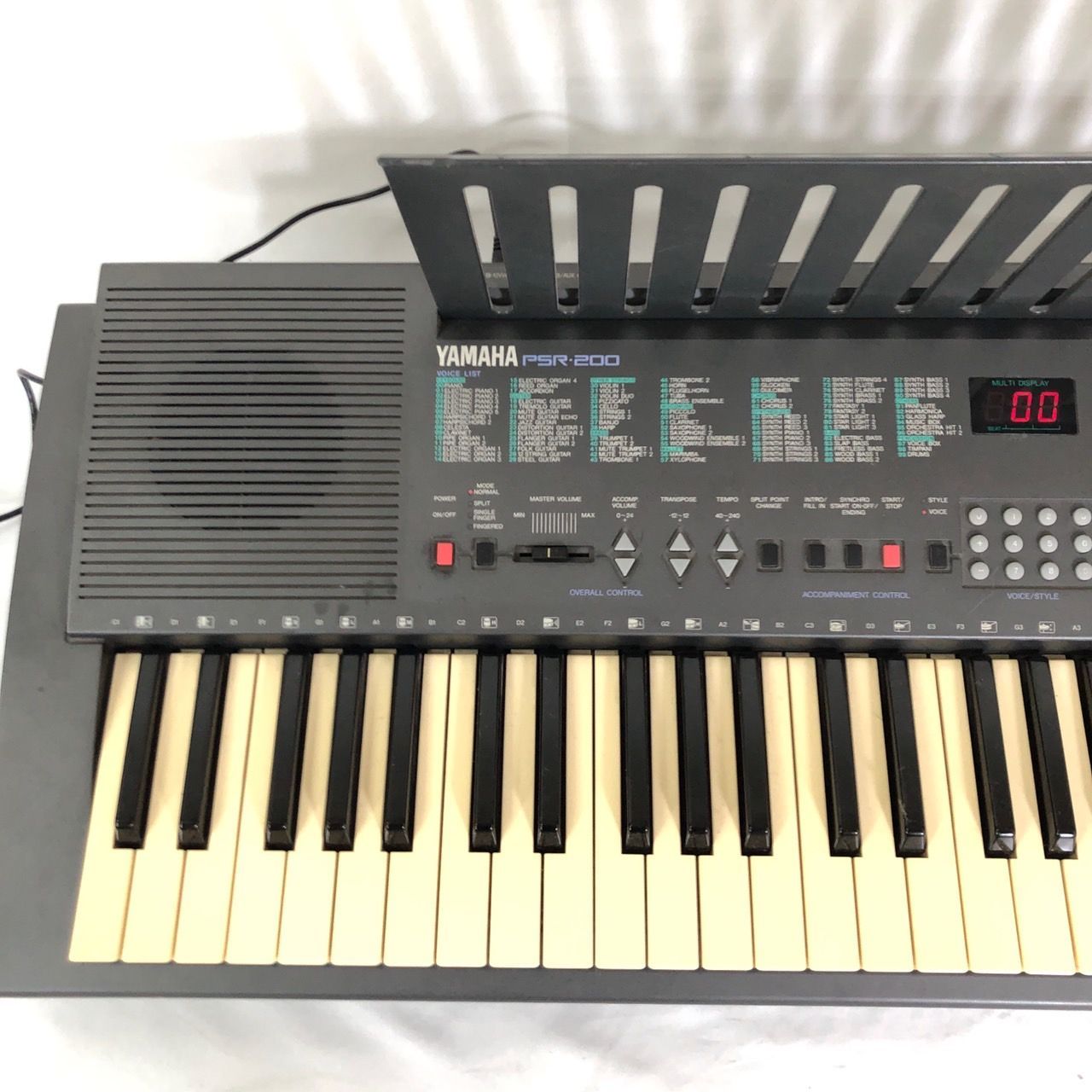 YAMAHA ヤマハ PSR-200 電子ピアノ 電子キーボード 譜面立て付き 