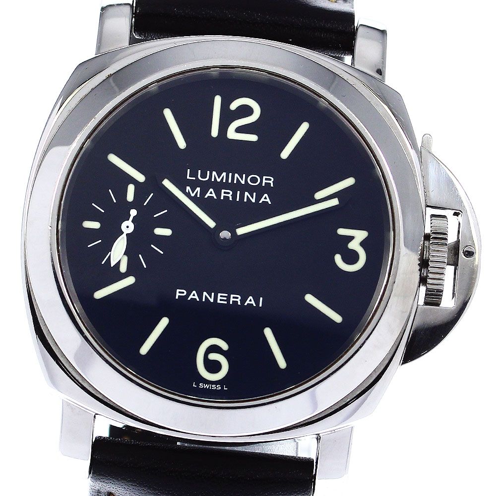 パネライ PANERAI PAM00001 ルミノール マリーナ スモールセコンド 手巻き メンズ箱・保証書付き_795056