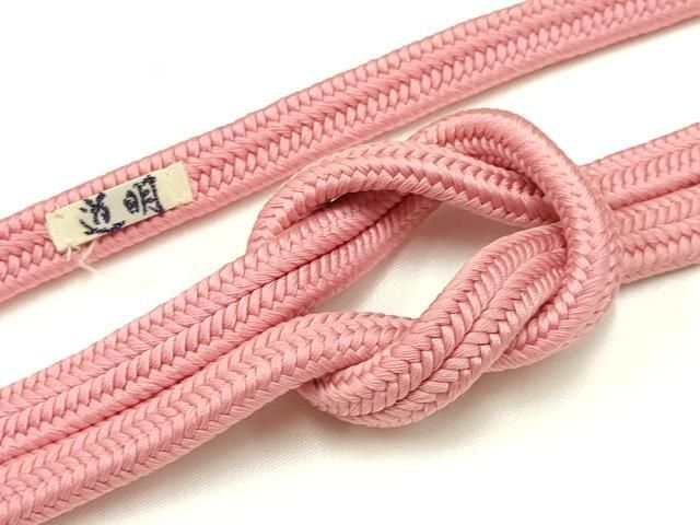 平和屋着物● 上 有職組紐道明 帯締め 冠組 桃色 宮内庁御用 国立博物館御用 東京芸術大学御用 AABA9957ay