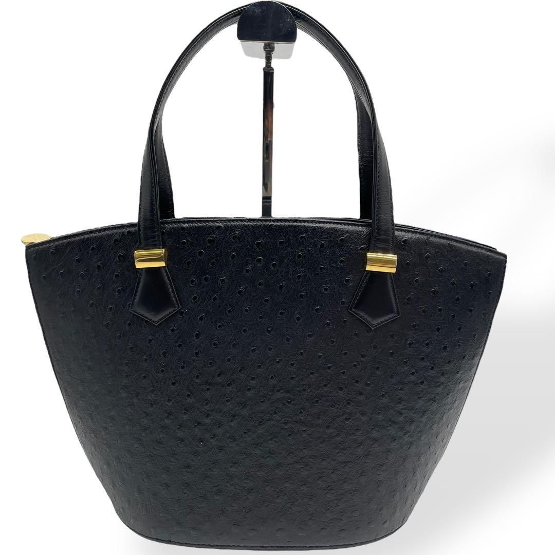 未使用級 極美品 HANAE MORI トートバッグ ハンドバッグ A4 黒 未使用級 極美品 HANAE MORI ハナエモリ 森英恵 トートバッグ