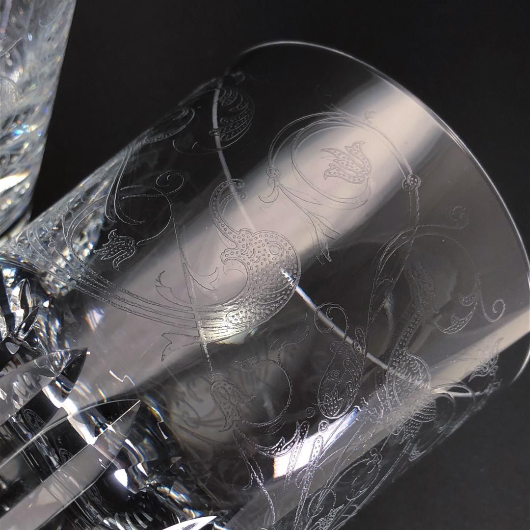 き Baccarat バカラ パルメ ペア タンブラー スピリットグラス クリスタルグラス クリア BC416