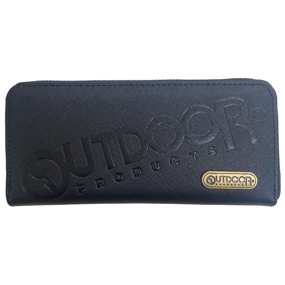 ゴールドブローチBK  OUTDOOR アウトドア 長財布 OUTDOOR PRODUCTS 財布 ODS-00 長財布 ロングウォレット 長さいふ なが財布 ながさいふ 長サイフ さいふ サイフ メンズ ラウンドファスナー ブランド