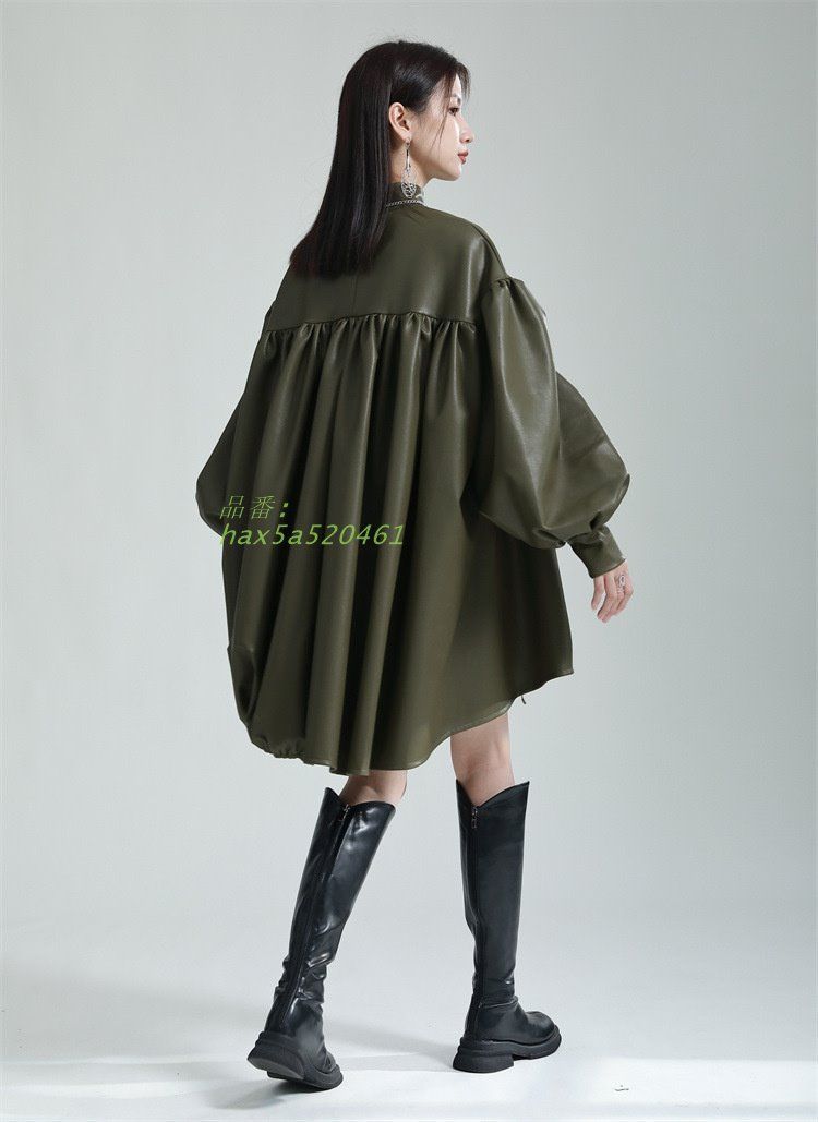 ワンピースロング長袖韓国ファッ