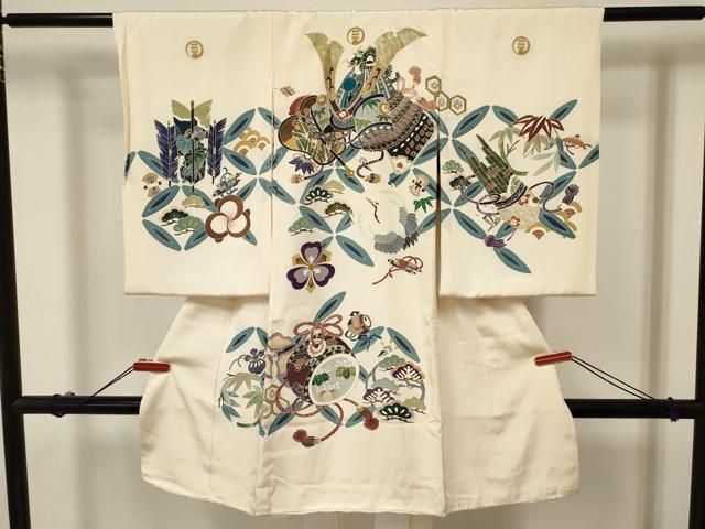 平和屋着物[]お宮参り 男の子 祝着 産着 初着 のしめ 龍 兜