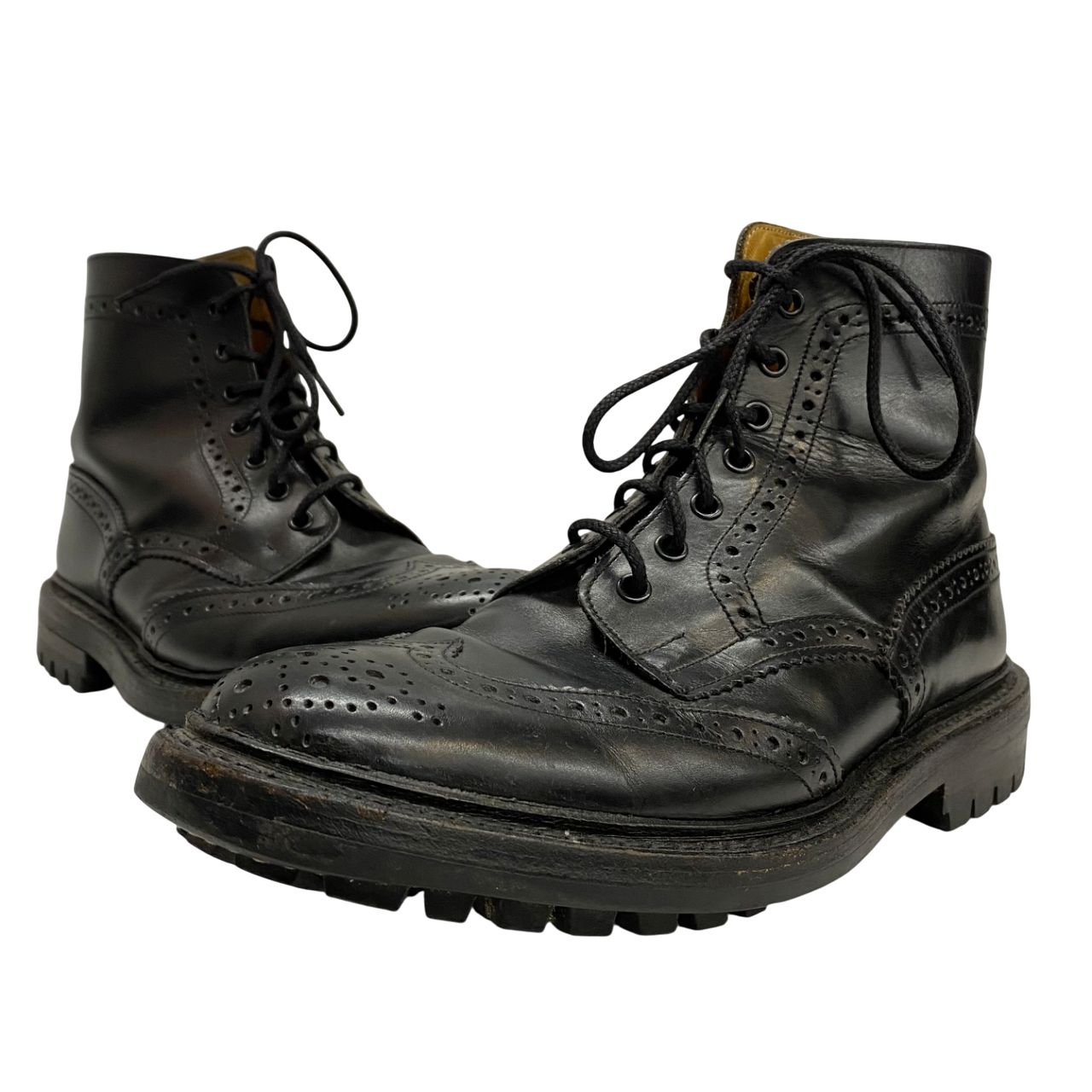 トリッカーズ Trickers MALTON カントリーブーツ M2508 メンズ靴 ブーツ カントリー ブラック 27cmサイズ 201-shoes1313 VB