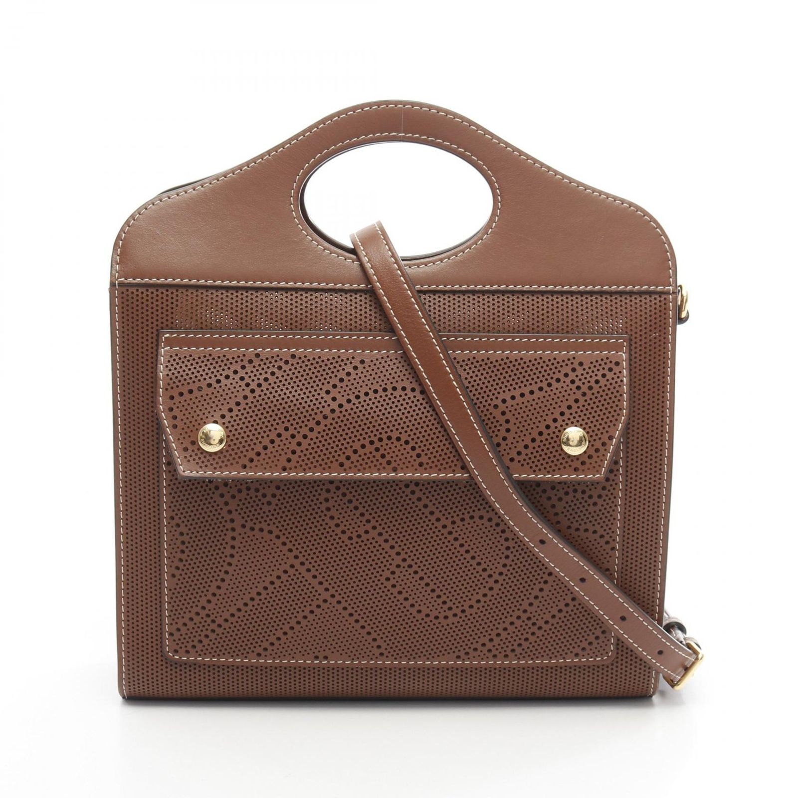 バーバリー BURBERRY ハンドバッグ ミニ ポケットバッグ TB