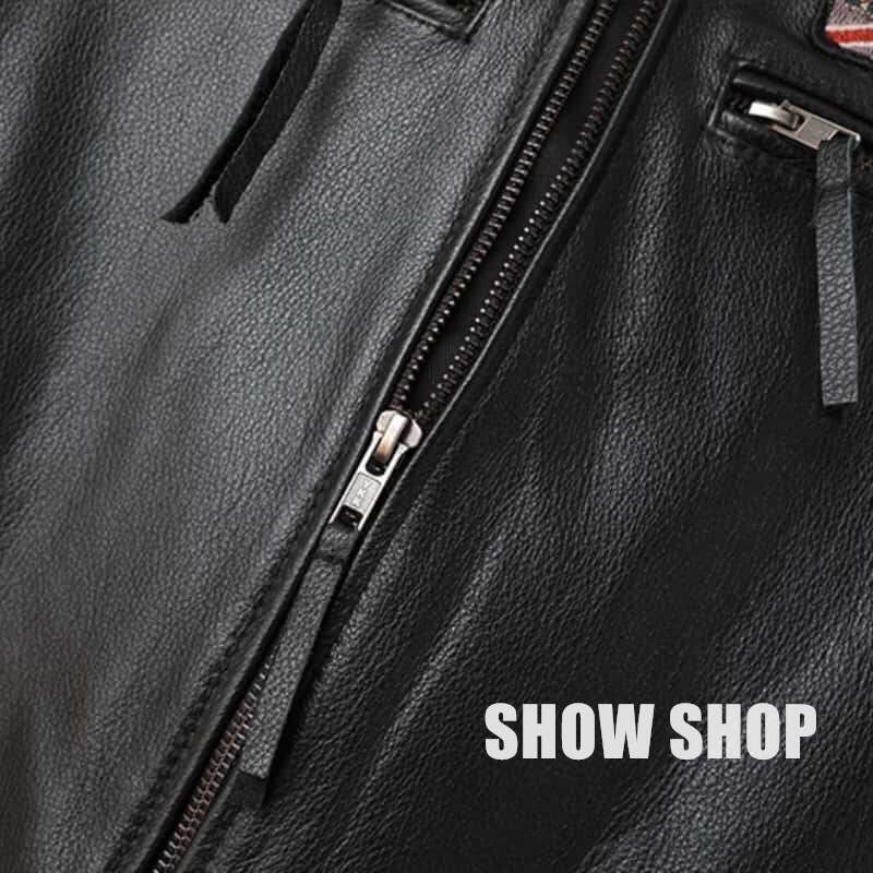 美品 メンズファッション 牛革 レザージャケットオシャレ ライダース  