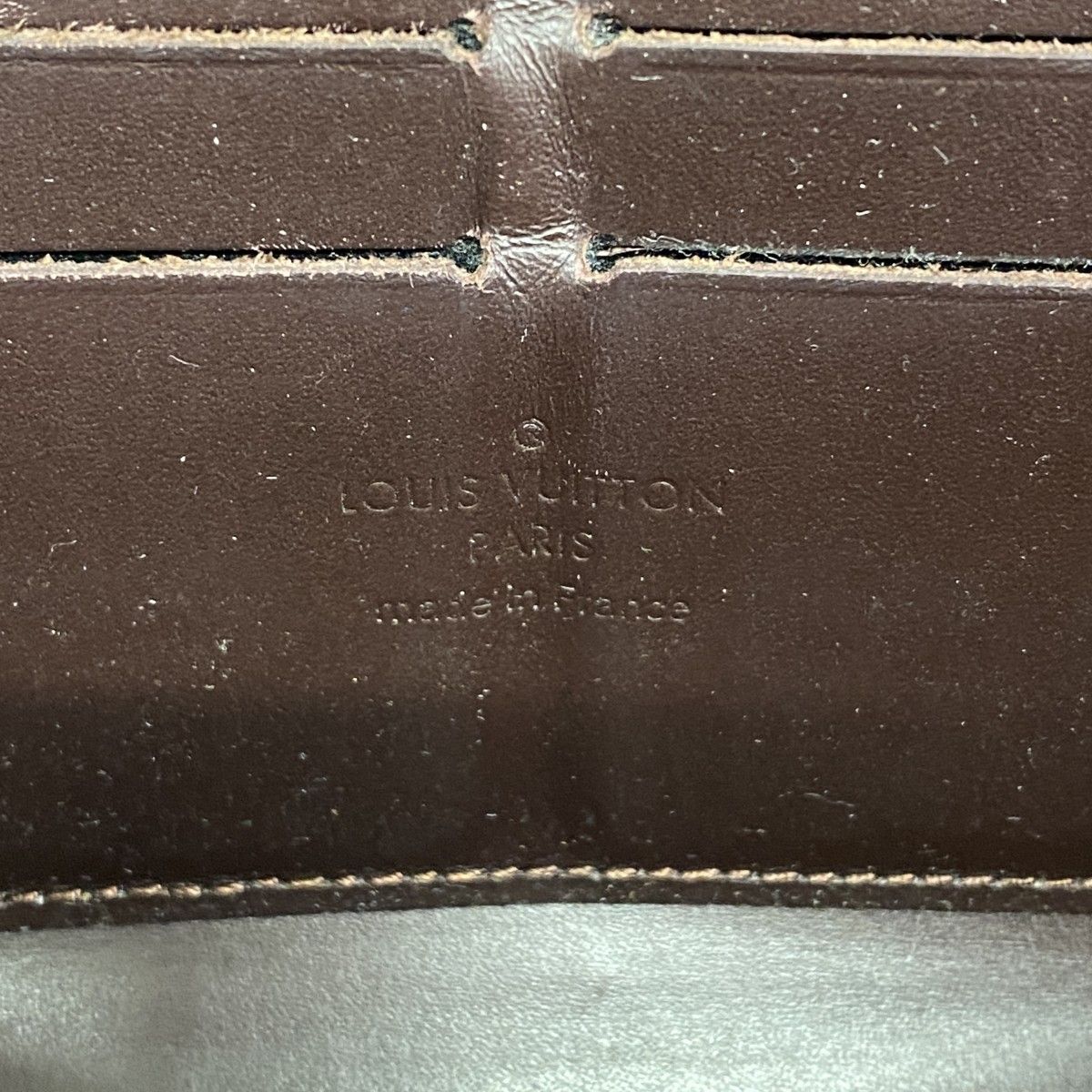 5ie6383-h】ルイヴィトン 長財布 ヴェルニ ジッピーウォレット M93522  