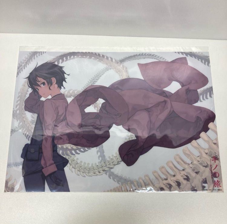 キノの旅 くじ引き堂 クリアポスター B賞 2枚 キノの旅 キノ A3クリアポスター 2枚セット オンラインくじ2024 B賞