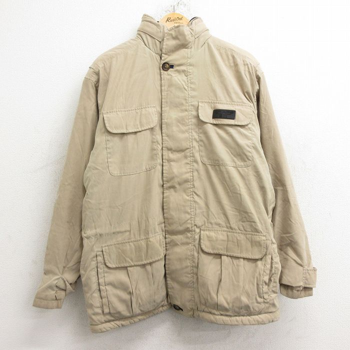 L/古着 ラルフローレン チャップス 長袖 ジャケット メンズ 90s ベージュ カーキ 24dec14 中古 アウター