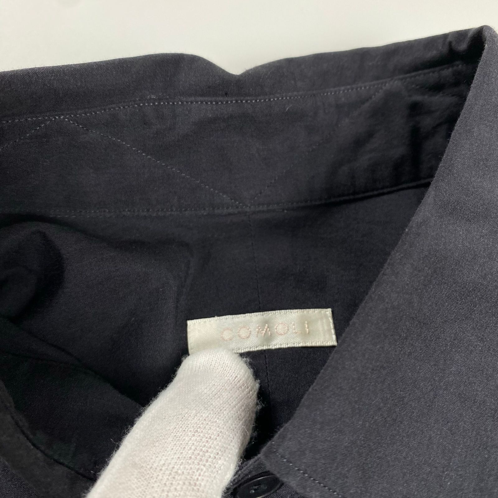 コモリ コモリショートスリーブシャツ