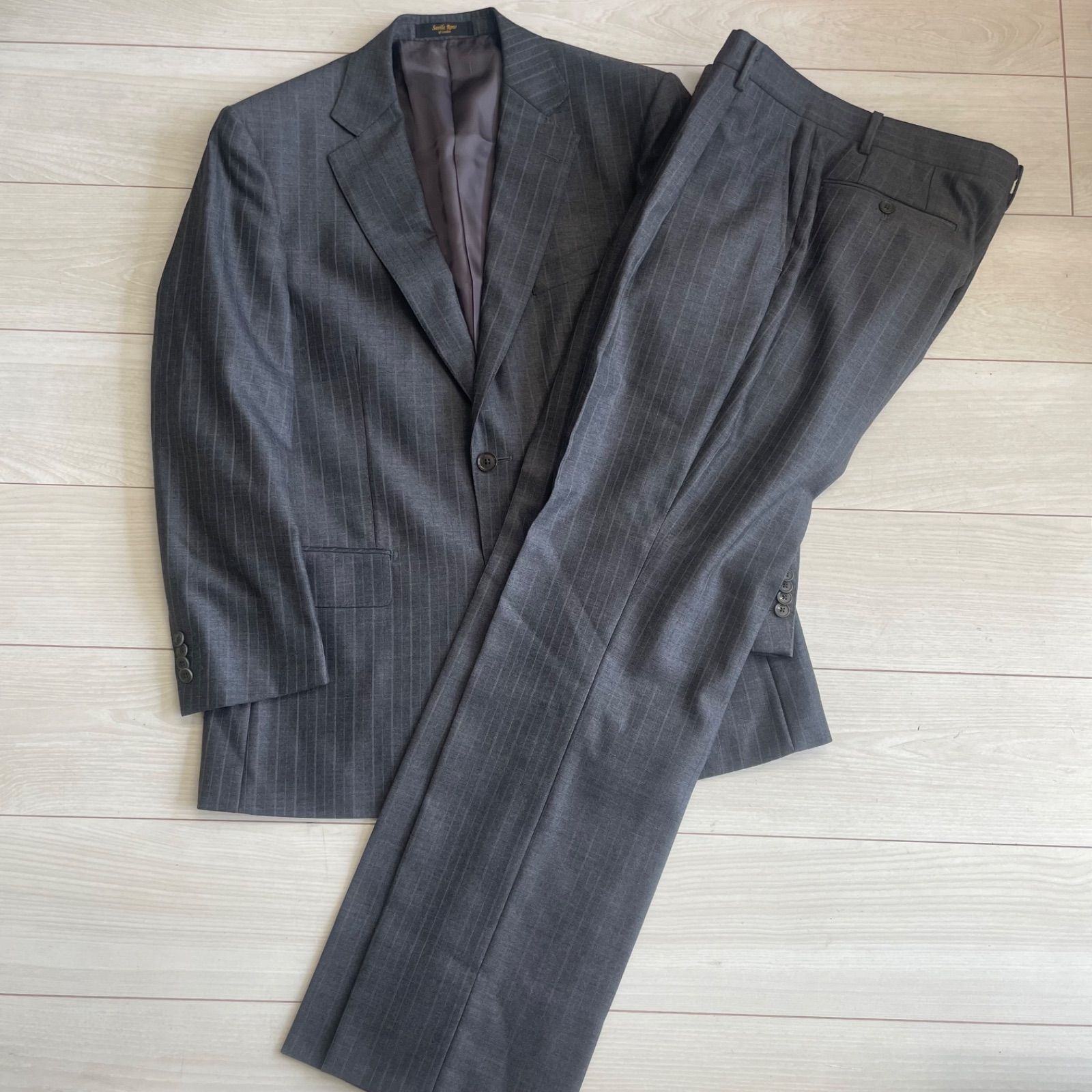 Savile Row スーツ グレー - メルカリ