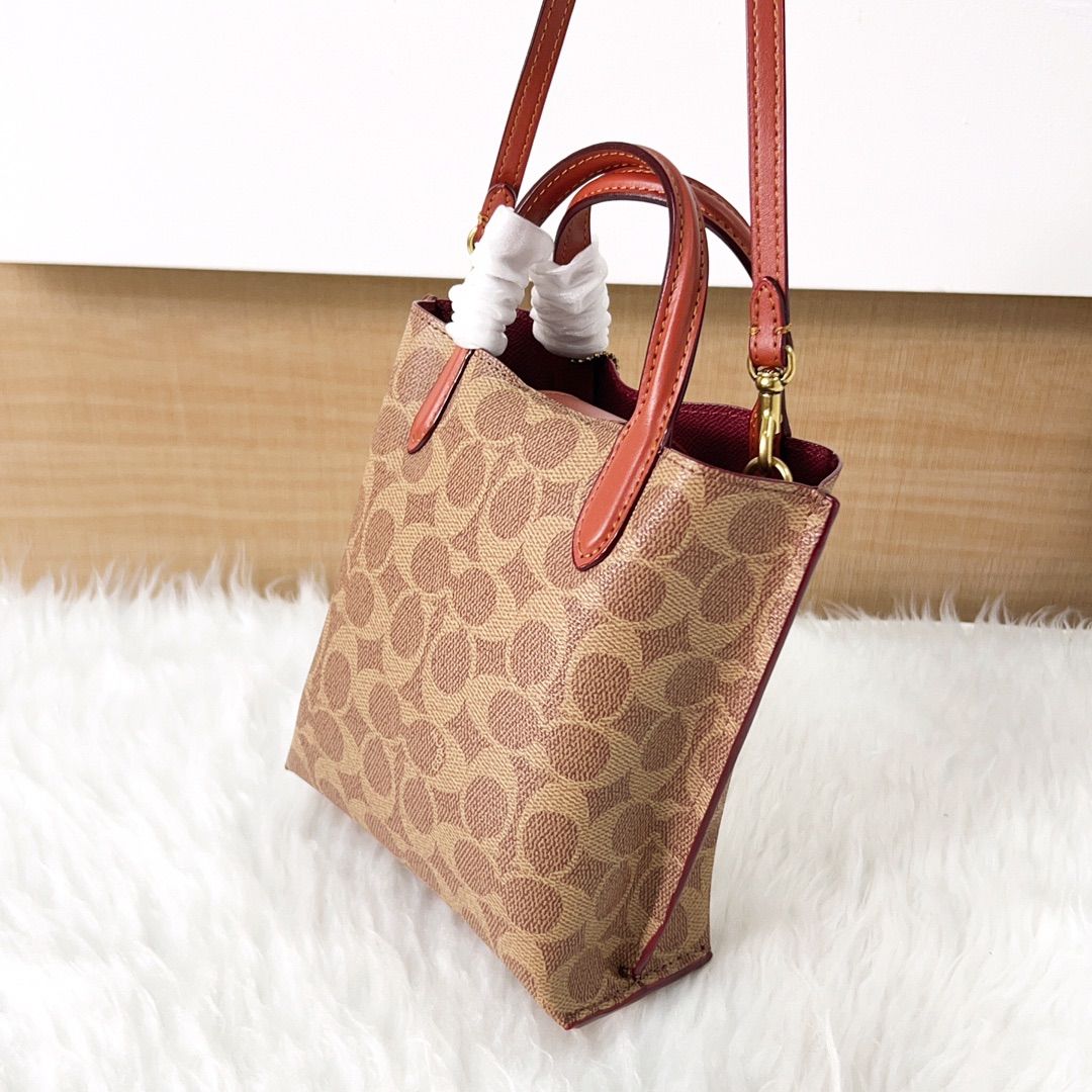 COACH（コーチ）の「ウィロウ ショルダー バッグ カラーブロック