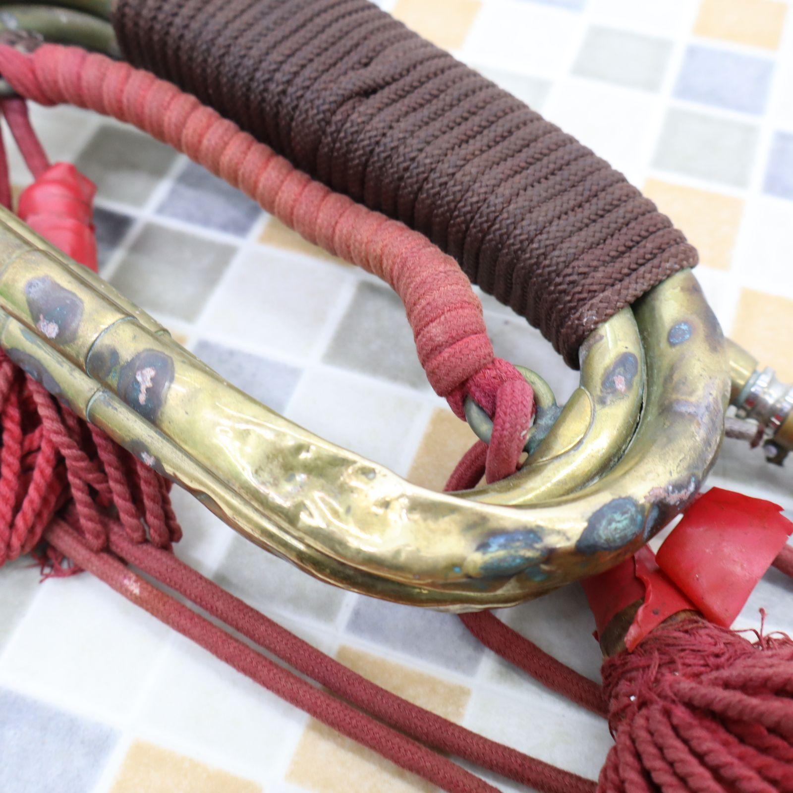 ◎当時物 ｜陸上自衛隊 ラッパ 桜マーク Qあり｜ 下倉楽器製 信号