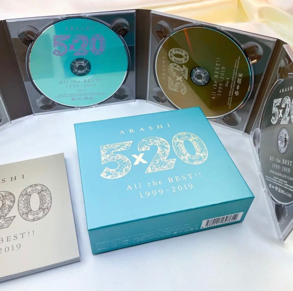 CD嵐 デビュー20周年 初回限定盤 新品未使用 DVD 4セット