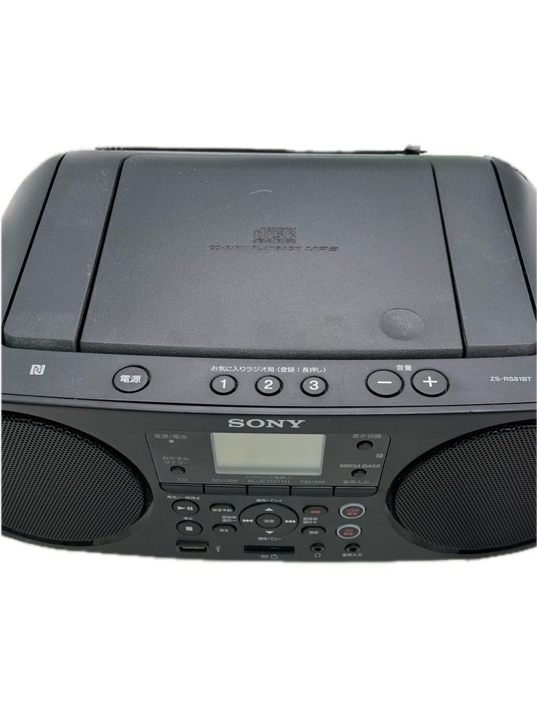 ▽SONY ソニー パーソナルオーディオシステム ZS-RS81BT 00414 SONY
