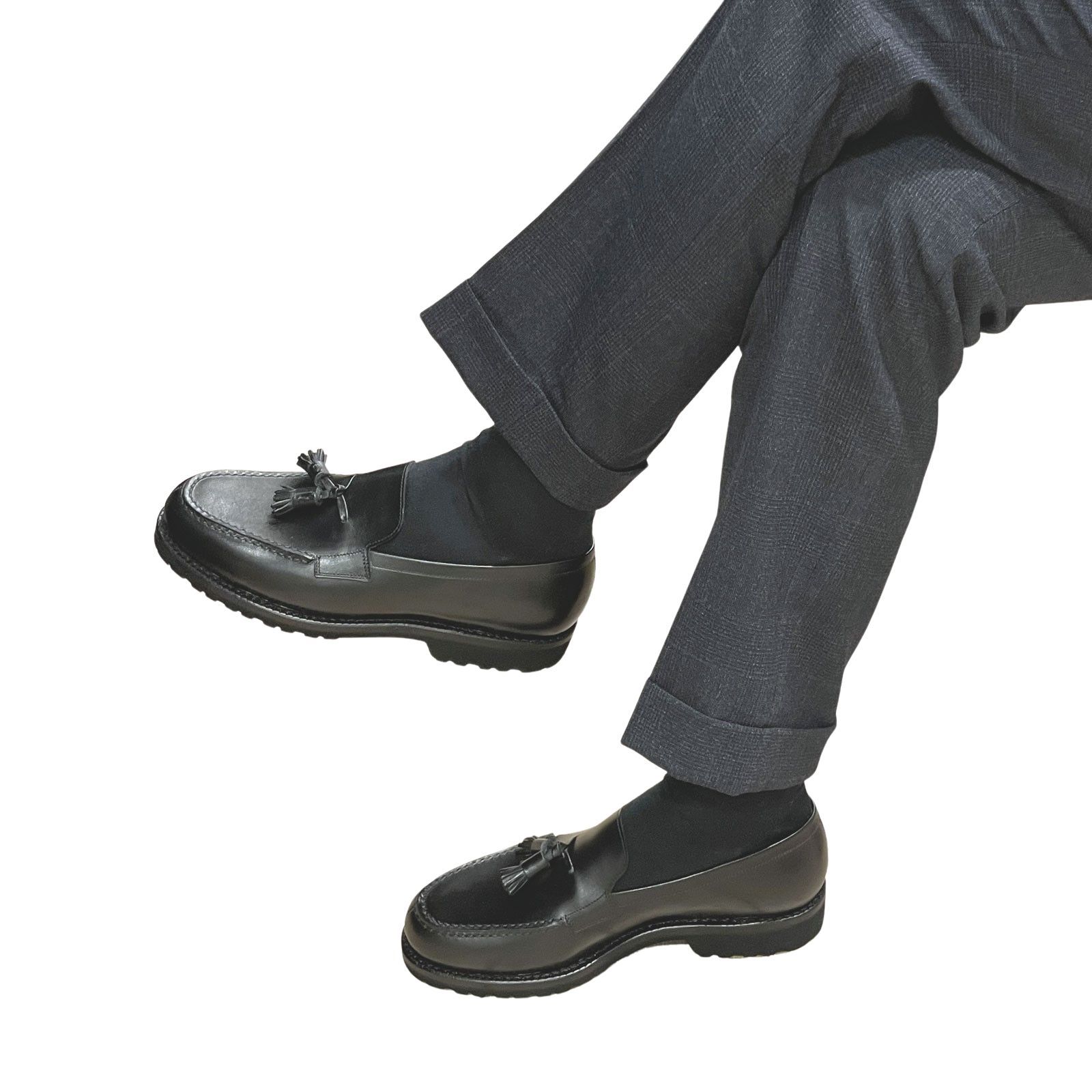 jalan sriwijaya ブラック タッセルローファー 5 1/2 JALAN SRIWIJAYA 20％OFF ジャランスリワヤ タッセルローファー