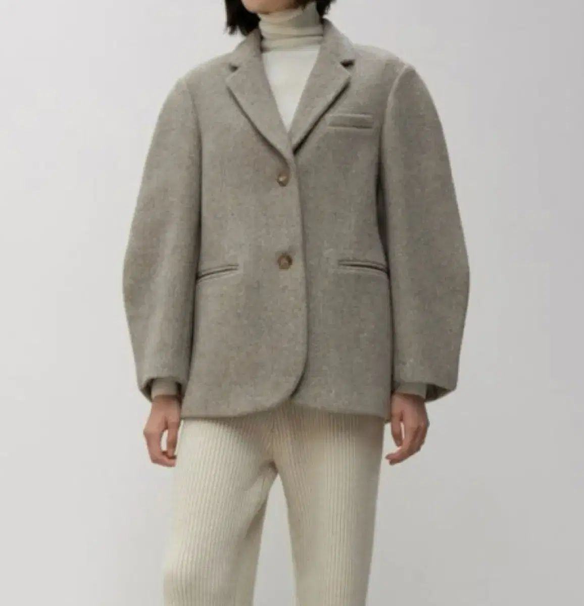 ORR オル立体的なウールジャケット XS