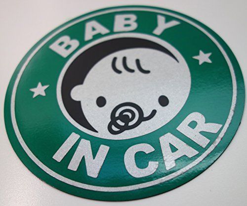 特価】 新品、未使用 【特価】BABY IN CAR 赤ちゃん 乗車中 (12cm