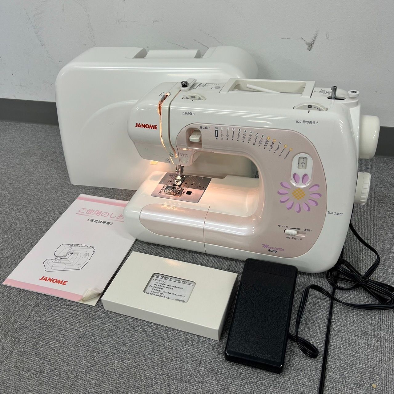 CH X800-CH4-34 JANOME ジャノメ 502型 電子ミシン フットペダル