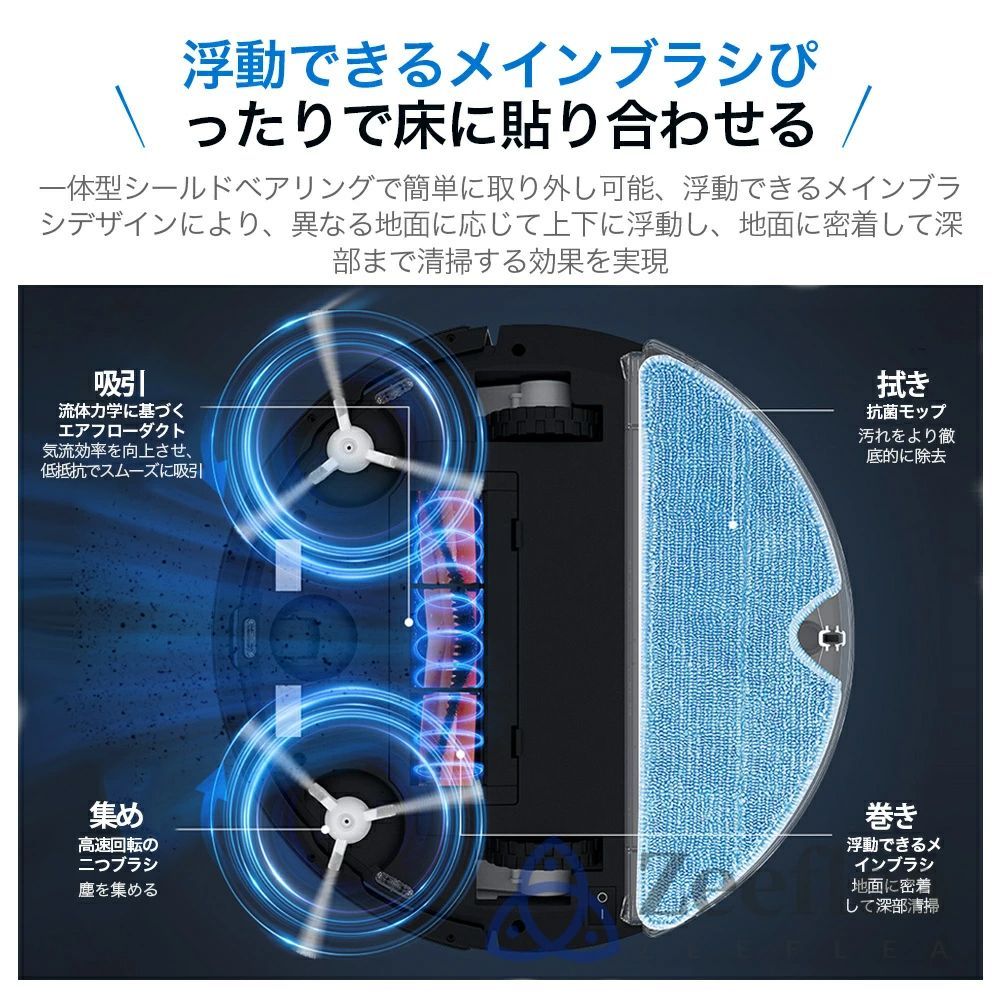 床拭きロボット モップ