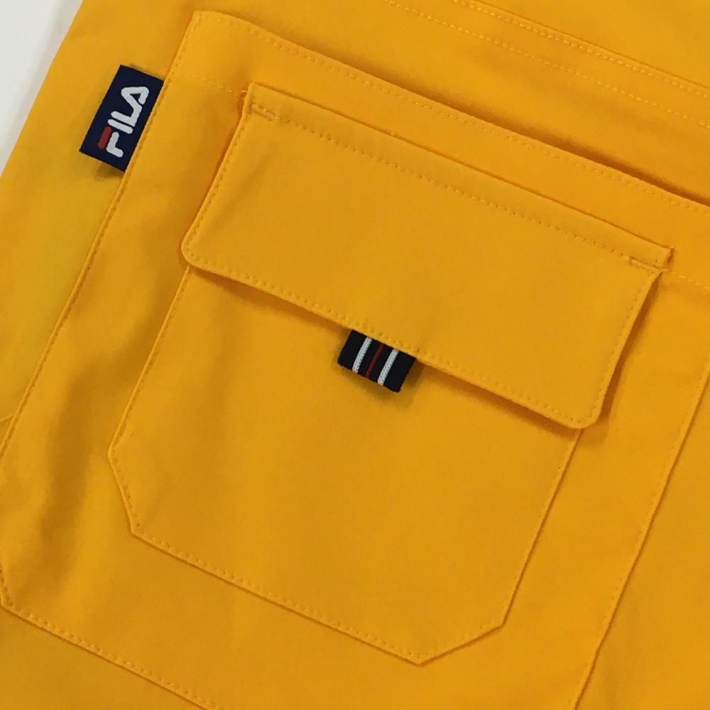 新品 フィラゴルフ ダウン S オレンジ 大きいサイズ ライトダウンベスト | FILA GOLF (フィラゴルフ