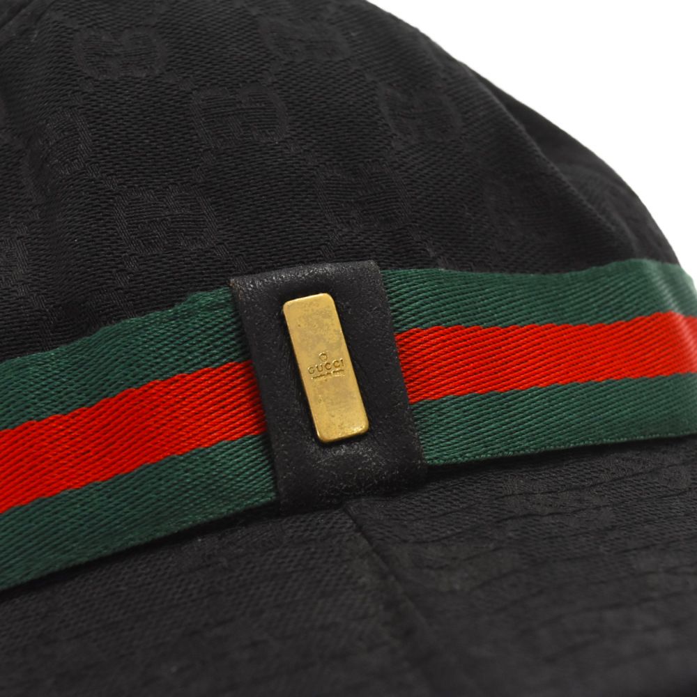 GUCCI (グッチ) バケットハット 帽子 GG柄 シェリーライン